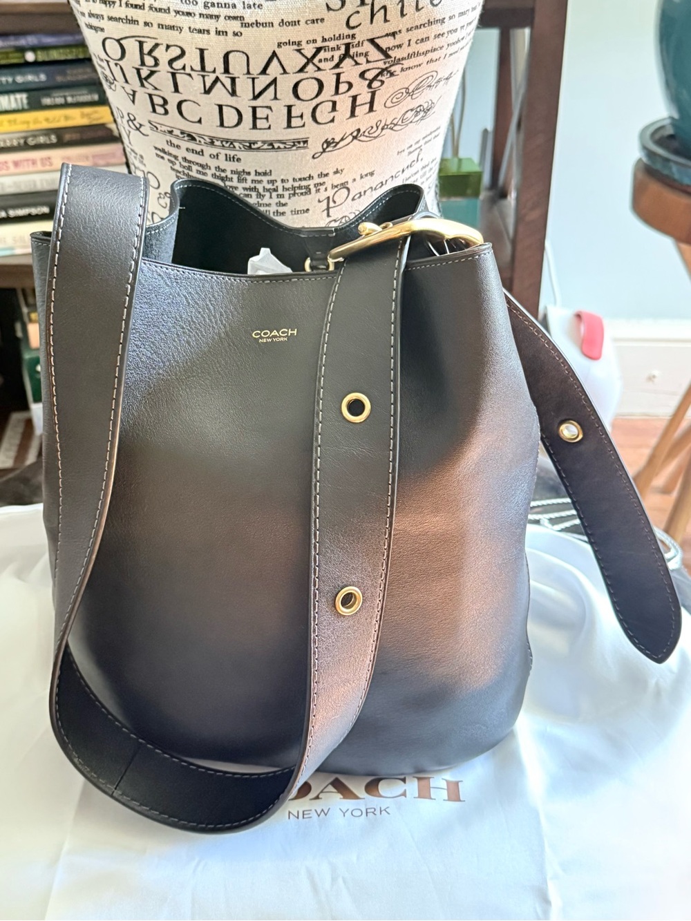 Coach Restored-Reloved Bleecker Bucket Bag
